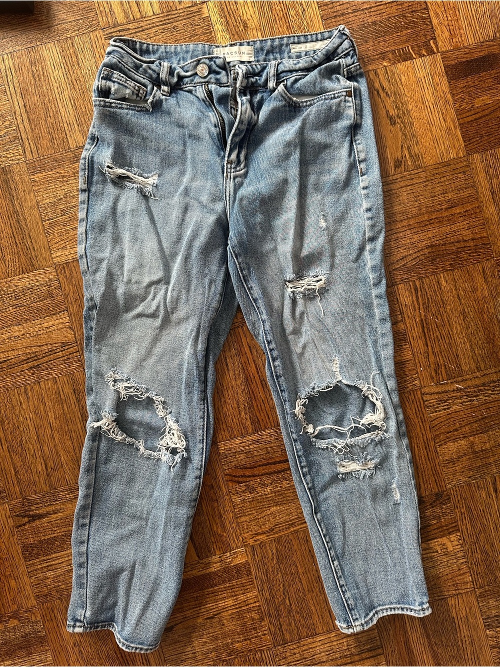 Pacsun Light Blue Distressed Women's Jeans